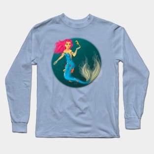 Pretty Mermaid Long Sleeve T-Shirt